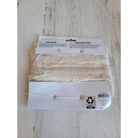 Halloween white freaky fabric home hanging web decor - Picture 4 of 7